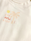 Noppies t-shirt manches courtes en coton Egret 6440015