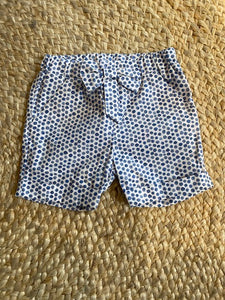 Gymp short white/blue 400-1265-10