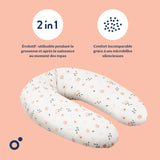 Doomoo grand coussin multi-usages Buddy Peaches B36