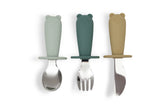 Jollein couverts silicone jade shades 704-001-68186