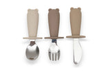 Jollein couverts silicone natural shades 704-001-68187