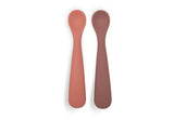 Jollein cuillère souple en silicone Blush shades (lot de 2) 710-001-68185