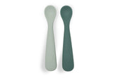 Jollein cuillère souple en silicone Jade shades (lot de 2) 710-001-68186
