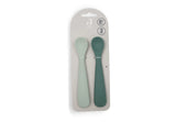 Jollein cuillère souple en silicone Jade shades (lot de 2) 710-001-68186