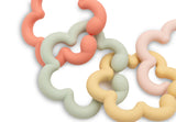 Jollein jeu d'anneaux silicone Flowers  715-605-68189