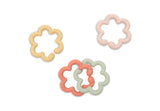 Jollein jeu d'anneaux silicone Flowers  715-605-68189