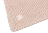 Jollein couverture 75x100cm Basic knit wild rose/fleece 517-511-67068