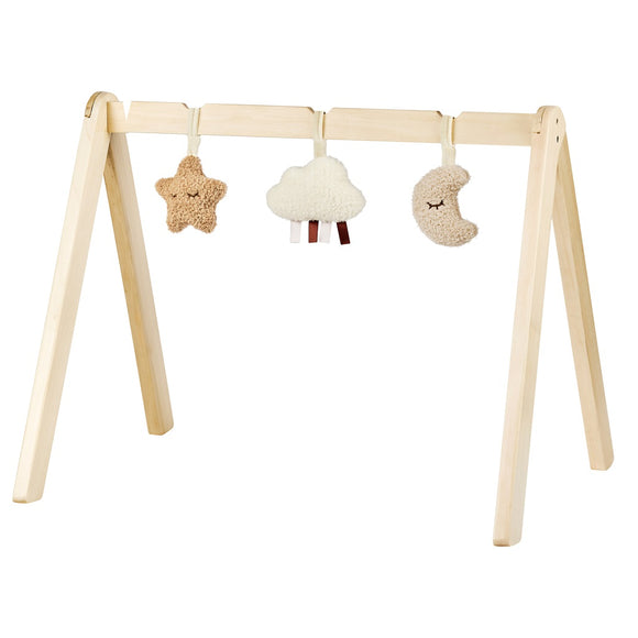 Nattou arche en bois avec jouets en teddy 856584