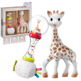 Sophie la girafe coffret naissance prêt à offrir + maracas VU000009