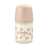 Suavinex biberon en verre 120ml Birdies rose 309142
