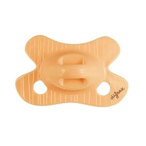 Difrax sucette natural newborn apricot lines 113B22