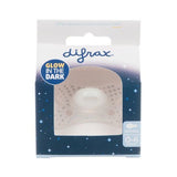 Difrax sucette natural 0-6 mois Glow in the dark GL123/3229614
