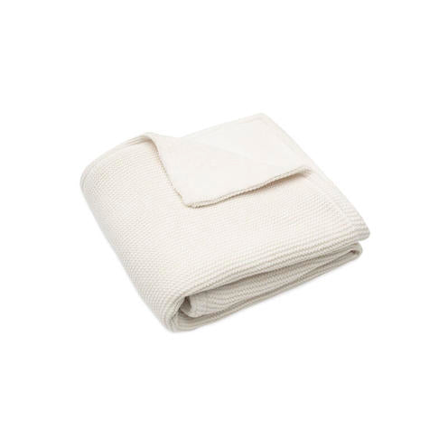 Jollein couverture Basic knit Ivory/coral fleece 517-511-67031