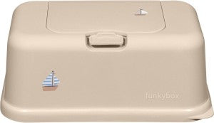 Funkybox boîte à lingettes beige boat FB64