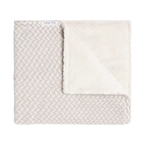 Doudou Couverture Noukie's Orso - Veloudoux Ultra Doux 50x50 Cm Beige/taupe - Personnalisable Prénom - Dès La Naissance