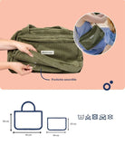 Doomoo sac à langer Fluffy kaki FY02