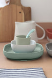 Beaba set repas silicone sage green 913592