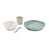 Beaba set repas silicone sage green 913592