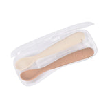 Beaba lot de 2 cuillères 1er âge en silicone beige et argile 913599