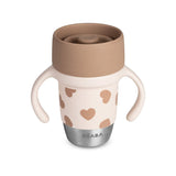 Beaba tasse d'apprentissage inox click and drink biglove 913648