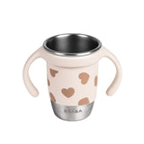 Beaba tasse d'apprentissage inox click and drink biglove 913648