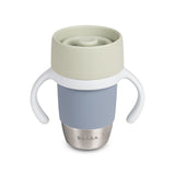 Beaba tasse d'apprentissage inox click and drink galet 913649