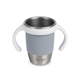 Beaba tasse d'apprentissage inox click and drink galet 913649