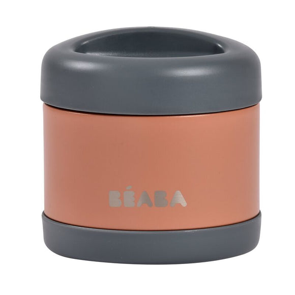 Béaba thermo-portion 500ml mineral grey/terracotta 914019