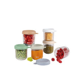 Beaba pots de conservations en verre 250ml natural color (lot de 6) 914033