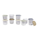 Beaba pots de conservations en verre 250ml natural color (lot de 10) 914034