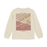 Daily Seven t-shirt longues manches Artwork off white 920189