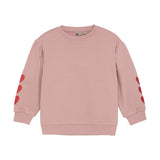 Daily Seven pull broderie cœur mauve clair 930284