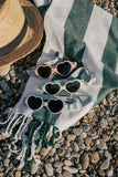 Béaba lunettes 0-9 mois bandeau Baby Coeur galet 930412