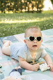 Béaba lunettes 0-9 mois bandeau Baby Coeur menthe au lait 930413
