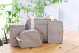 Beaba pochette repas isotherme canvas gris perle glacier 940310