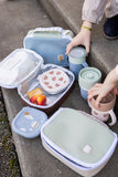 Beaba trousse à gouter isotherme Faro vert de gris 940361