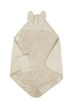 Bamboom cape de bain + gant de toilette waffle sea breeze