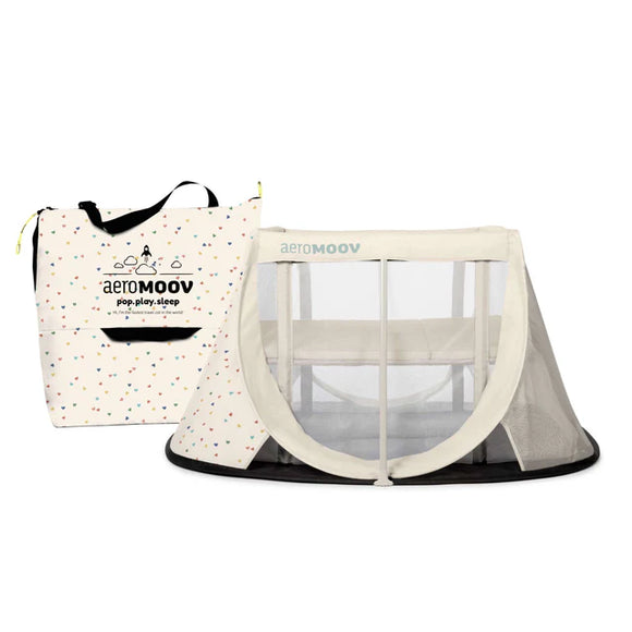 Aeromoov Instant travel cot confetti hearts ATC11060-CH (UNIQUEMENT RETRAIT EN MAGASIN) (Copie)