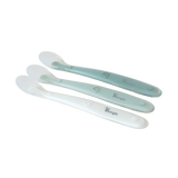 Bo Jungle cuillères douces en silicone blanc-vert sauge-Jade B571060