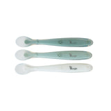Bo Jungle cuillères douces en silicone blanc-vert sauge-Jade B571060