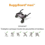 Lascal planche à roulettes BuggyBoard Maxi black 12011