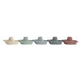 Mushie jouet de bain bateaux original (lot de 5) 70.070.01