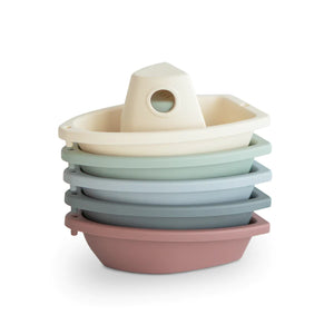 Mushie jouet de bain bateaux original (lot de 5) 70.070.01