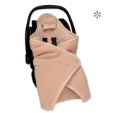 Bemini chancelière biside 0-12m pady teddy + jersey naturel 492TEDDY85JU