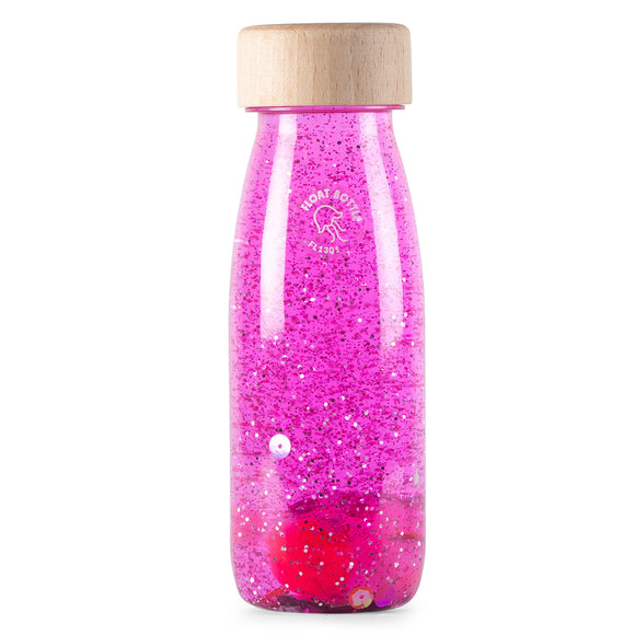 Petit Boum bouteille sensorielle flotteur rose PBFPINK