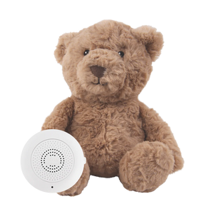 Flow Lou doudou rechargeable apaisant avec battement de cœur brun 2095027