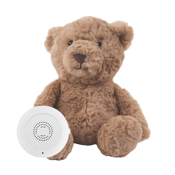 Flow Lou doudou rechargeable apaisant avec battement de cœur brun 2095027