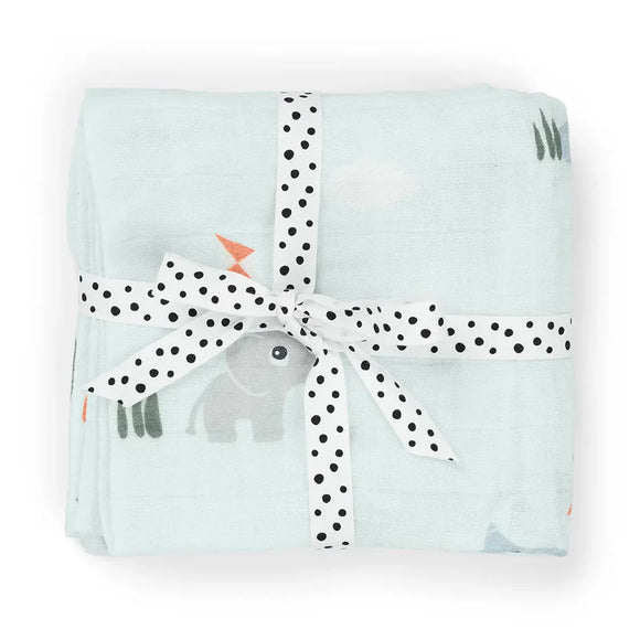 Done By Deer draps tetra 65x65cm Playground blue (lot de 2) 3053782