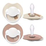 Difrax sucette prime glow 6-18m ivory/blush C127PGL