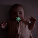 Difrax sucette prime glow 6-18m ivory/blush C127PGL